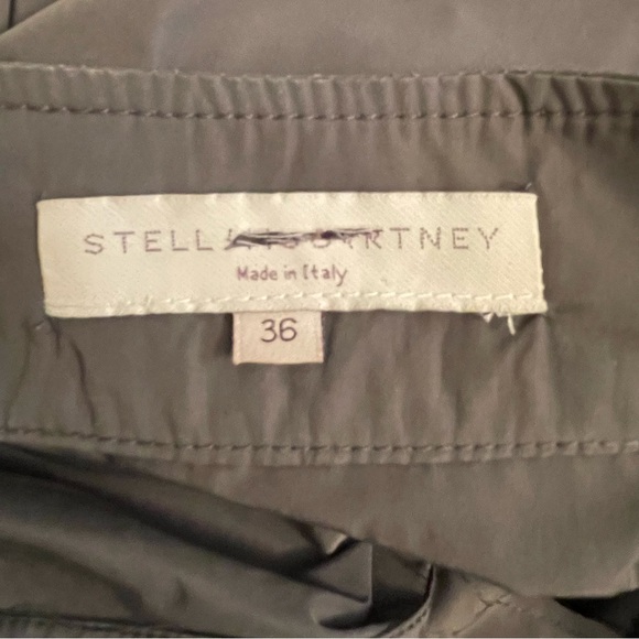 Stella McCartney Gray Belted Swing Jacket M - Picture 5 of 7
